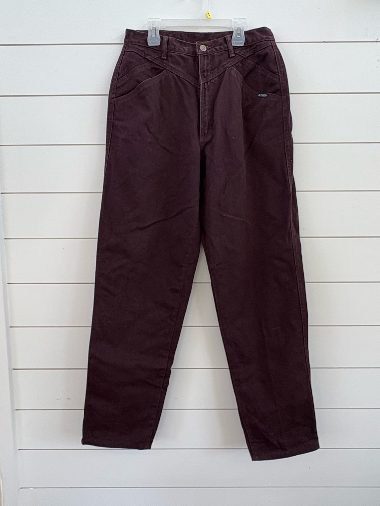 Vintage Burgundy Rockies Western Style Jeans